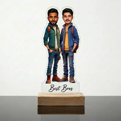 Unique Best Friend Caricature Showpiece