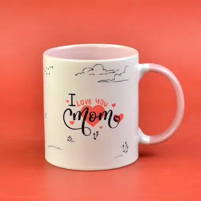 Love You Mom Custom Mug