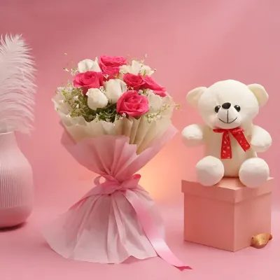 Teddy Bear Love Bouquet
