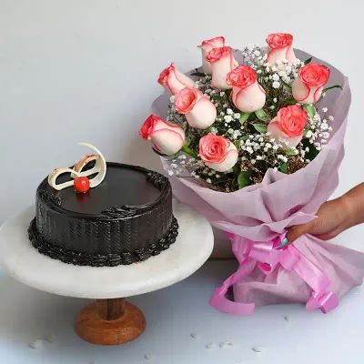 flowers and cake combos