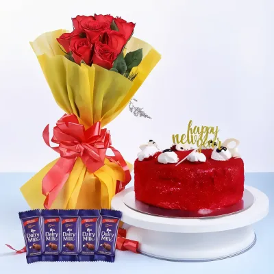 Red Velvet Cake Combo
