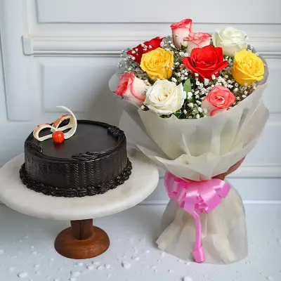 flowers and cake combos