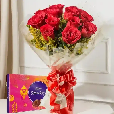 Elegant Red with Sweet Celebration