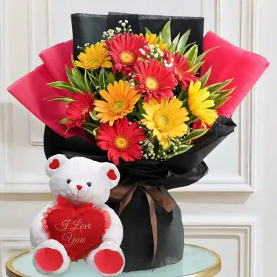 Romantic Gerbera Proposal Bouquet 