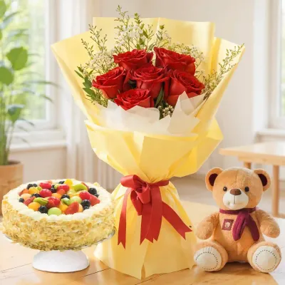 Elegant Roses with Fruity Indulgent