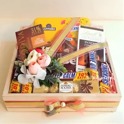 Basket of Chocolate n Cookies