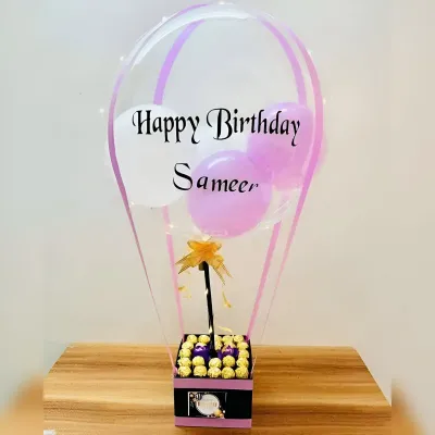 Ferrero Rochers Hot Air Balloon Bouquet