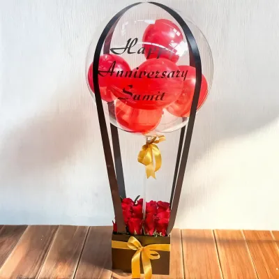 Floral Balloon Bouquet