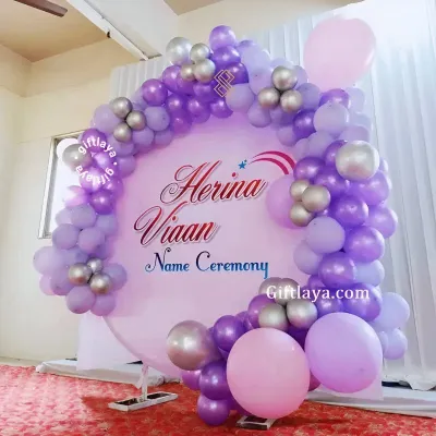 Name Ceremony Backdrop