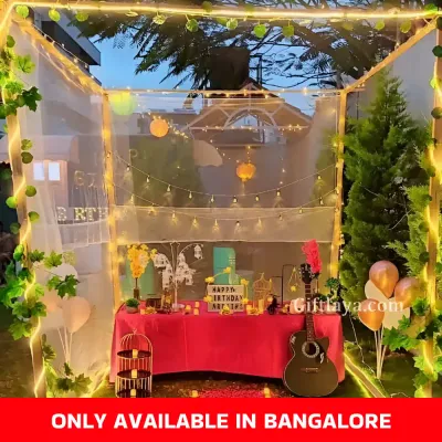 Scenic Candle Light Dinner Setup