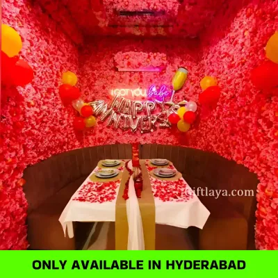 Floral Candle Light Dinner