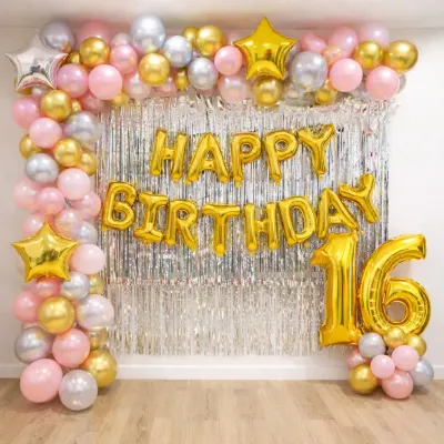 Balloon Glam Birthday Decoration
