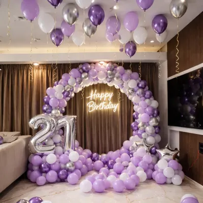 21st Birthday Celebration Decor