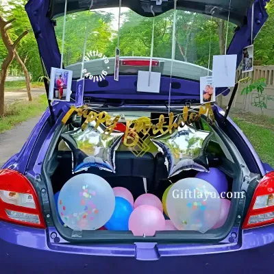 Confetti Car Decor