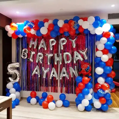 Spiderman Balloon Decoration
