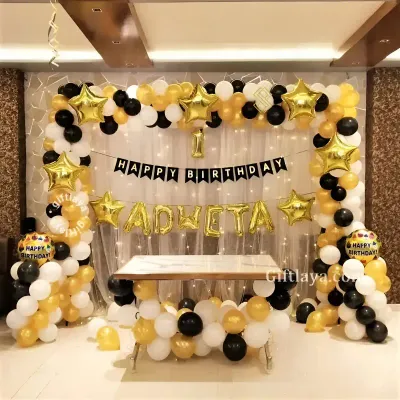 Balloons Birthday Stage Decoration