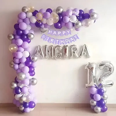 Purple Birthday Decoration