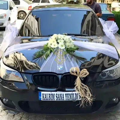 Royal Ride Wedding Car Decor