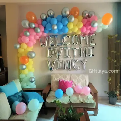 Welcome Twins Decoration