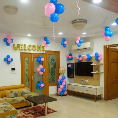 Welcome Twin Baby Decoration