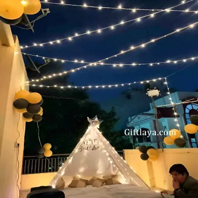Terrace Cabana Birthday Decoration
