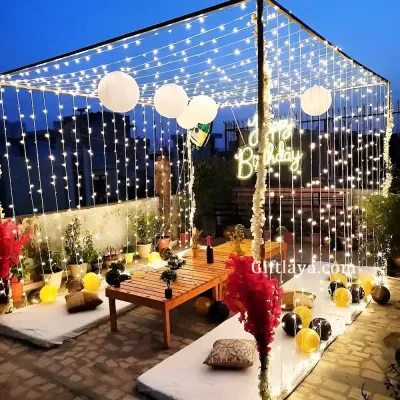 Terrace Birthday Decoration