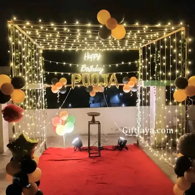 Birthday Light Terrace Decoration