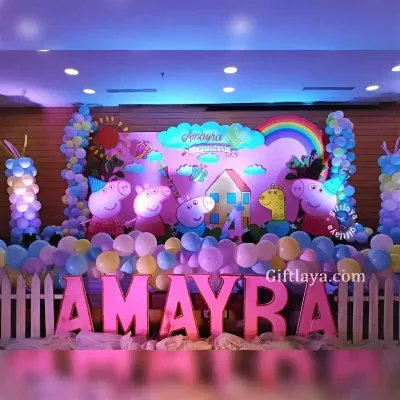 Premium Peppa Pig Backdrop