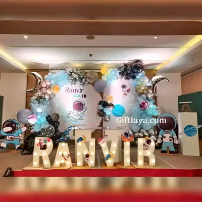 Astronaut Theme Stage Decoration