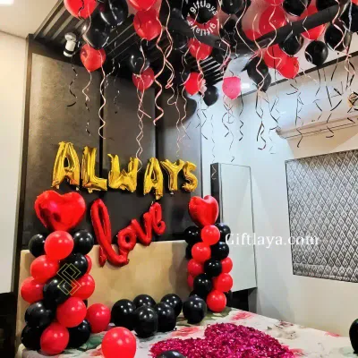 Romantic Balloon Room Decoration
