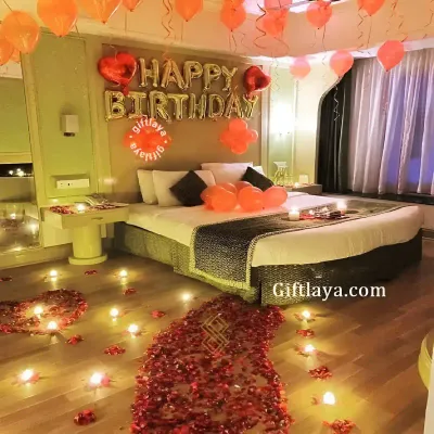Rose and Candle Decor