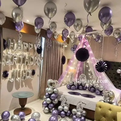 Chrome Cabana Birthday Decoration