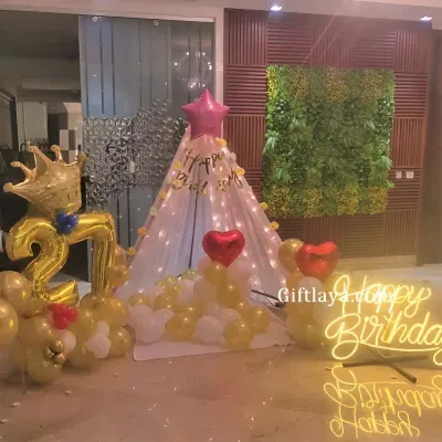 27th Cabana Birthday Decoration