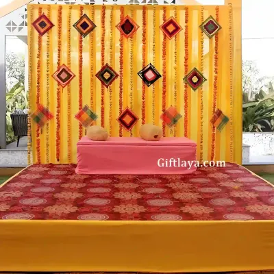 Marriage Haldi Decoration