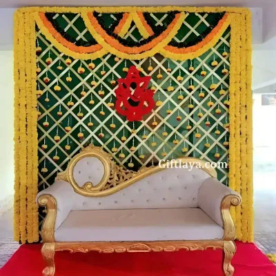 Haldi Backdrop Decoration