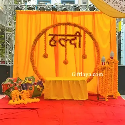 Wedding Haldi Decoration