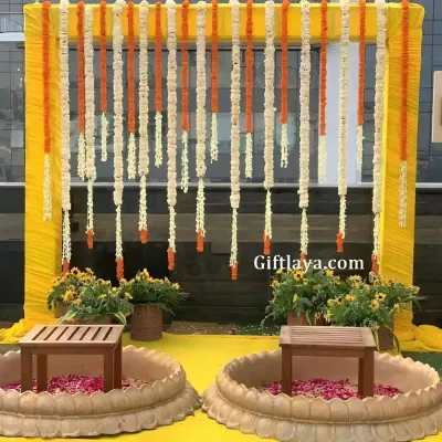 Trending Haldi Setup