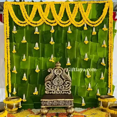 Home Haldi Decoration