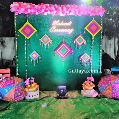Outdoor Mehendi Decoration