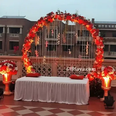 Flower Decoration for Mehendi