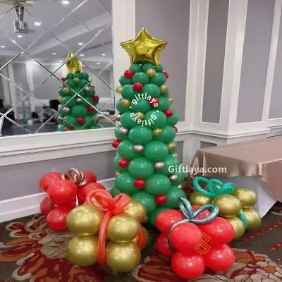 Balloon Christmas Tree Decoration