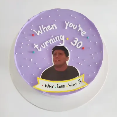 Friends Cake With Joey