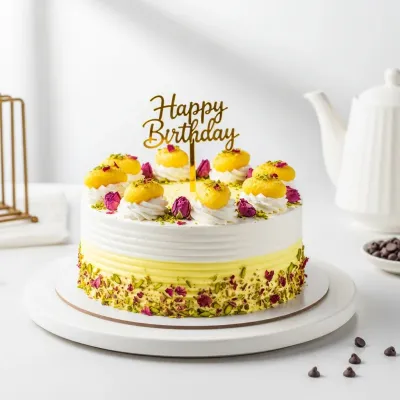 Rasmalai Pista Cake