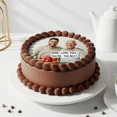 Photo Cake for Dad