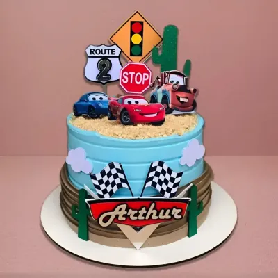 Car Themed Cake