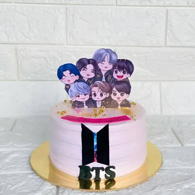 Baby BTS Theme Cake