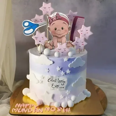 Happy Mundan Cake
