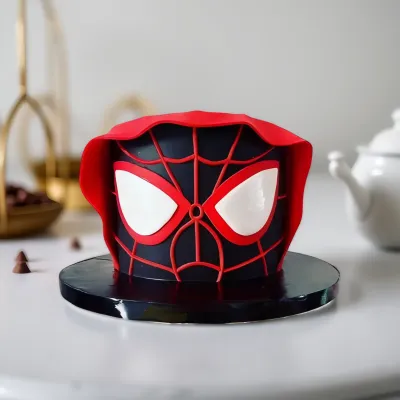 Spiderman Theme Birthday Cake for Boys