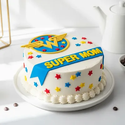 Wonder Woman Cake for Mom