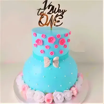 Half Birthday Doll Theme Cake